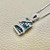 Blue diamond pendant necklace featuring 0.67tcw diamonds, elegantly set in luxurious 14kt white gold Treasured & Co.
