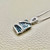 Stunning blue diamond necklace with a 0.67tcw pendant, designed in timeless 14kt white gold Treasured & Co.