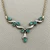Emerald Diamond Necklace 1.88tcw