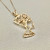 Nefertiti Pendant Necklace 14kt