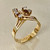 Stunning 14kt yellow gold vintage diamond ring with 0.25tcw diamonds, crafted for a sophisticated and unique look for women Treasured & Co.