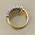 Treasured & Co. vintage 14kt gold diamond ring with 0.13ct diamonds, designed for women seeking a classic and sophisticated look.