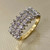 Vintage 14kt gold diamond ring featuring 0.13ct diamonds, a refined and classic piece designed for women Treasured & Co.