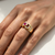Cabochon Ruby Vintage Cocktail Ring | 14K Yellow Gold 0.52 ct tw