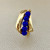 Lapis lazuli ring 0.95ct, set in 18kt gold. A unique ring for women by Treasured & Co., Astoria, New York.