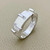 Elegant zirconia ring 0.20ct, crafted in white gold. A simple and stylish fashion ring for women by Treasured & Co., Astoria.