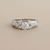 Round Diamond Engagement Ring With Round And Baguette Side Stones 1.01ct