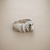1.00ct marquise-cut diamond engagement ring in with baguettes setting — top view