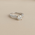 0.75tcw diamond engagement ring — three-quarter angle