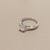 0.75tcw diamond engagement ring — flat lay view