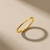 Comfort Fit Gold Wedding Band 2mm