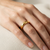 Comfort Fit Gold Wedding Band 4mm