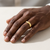 Comfort Fit Gold Wedding Band 5mm