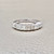 Treasured & Co. princess diamond eternity band 1.35tcw, featuring natural princess cut diamonds in a half eternity design, set in 14kt white gold.