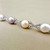 Treasured & Co. pearl diamond bracelet 1.52tcw, made with luxury pearls and diamonds set in 14kt white gold. A unique and timeless design.