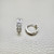 Zirconia Hoop Earrings 0.21tcw