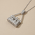 Diamond Purse Pendant Necklace 0.15 TCW