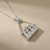Diamond Purse Pendant Necklace 0.15 TCW