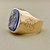 Knight Crest Gold Ring 7.74tcw