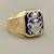 Knight Crest Gold Ring