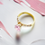 1.60tcw diamond engagement ring — on-hand modeled view