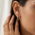Diamond Hoop Earrings 0.10tcw