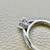1.05tcw diamond engagement ring — top view