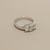 Three Stone Oval Diamond Engagement Ring 1.40tcw