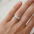 Three Stone Oval Diamond Engagement Ring 1.40tcw
