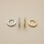 Diamond Huggie Hoops  0.08tcw - 10 x 10mm