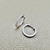 Diamond Hoops  0.16tcw - 15 x 15mm