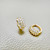 14 Karat Gold Cluster Earrings Image