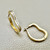 Curved Hoop Earrings 0.76tcw 18kt