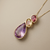 Ametrine & Tourmaline Pendant Necklace 4.34tcw