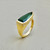 Opulent Green Tourmaline Fashion Ring