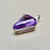 Beautiful trillion amethyst halo pendant necklace 17.24tcw, set in 14kt white gold with a trillion cut amethyst. A unique and luxurious statement pendant, perfect for women by Treasured & Co., Astoria.