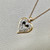 Distinct Diamond Heart Pendant Necklace