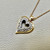Dazzling Diamond Heart Pendant Necklace