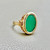 Unique Chrysoprase Ring