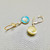 Luxury Turquoise Diamond Earrings by Treasured & Co.