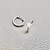 Heart Hoop Diamond Earring 0.09tcw