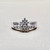 Diamond Cluster Engagement Ring 0.56tcw 10kt