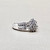 Diamond Cluster Engagement Ring 0.56tcw 10kt