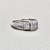 Baguette & Round Engagement Ring 0.76tcw