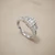 Baguette & Round Engagement Ring 0.76tcw