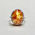 Timeless Luxury Citrine Diamond Halo Ring, 17.25tcw