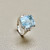 Aquamarine Diamond Cocktail Ring