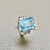 Designer Aquamarine and Diamond Ring