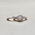 Round Diamond Halo Engagement Ring Set 1.35tcw