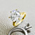 Solitaire 6-Prong Crown Engagement Ring 2.50tcw